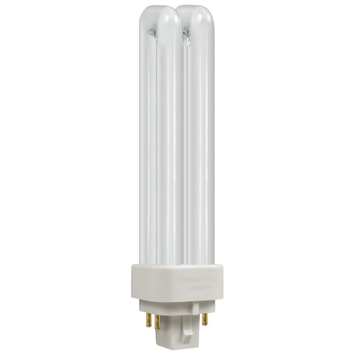 Crompton CLDE13SCW - CFL Double Turn DE Type Dimmable 13W 4000K G24q-1 4-Pin CFL Double Turn DE Type Crompton - Sparks Warehouse