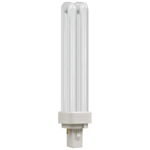 Crompton CLD18SWW - CFL Double Turn D Type 18W 3000K G24d-2 2-Pin CFL Double Turn D Type Crompton - Sparks Warehouse
