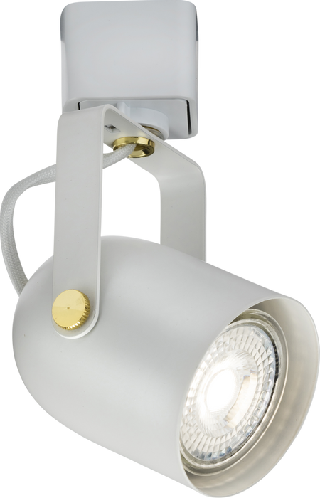 Knightsbridge TRKSP9AW 230V GU10 Track Spotlight - White Knightsbridge - Sparks Warehouse
