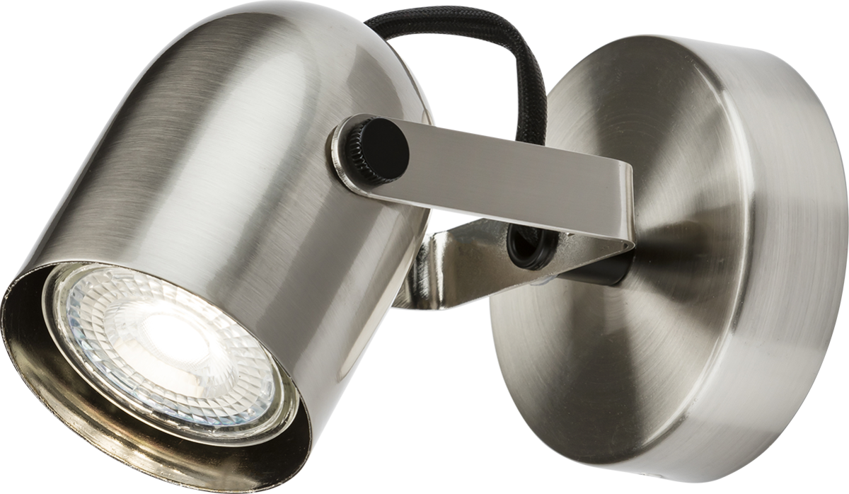Knightsbridge CSPT1BC – 230V GU10 Single Spotlight - Brushed Chrome Ceiling Light Knightsbridge - Sparks Warehouse