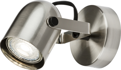 Knightsbridge CSPT1BC – 230V GU10 Single Spotlight - Brushed Chrome Ceiling Light Knightsbridge - Sparks Warehouse