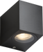 Knightsbridge ALS1BK ALANA - 230V IP65 GU10 Polycarbonate Single Wall light - Black Outdoor Lighting Knightsbridge - Sparks Warehouse