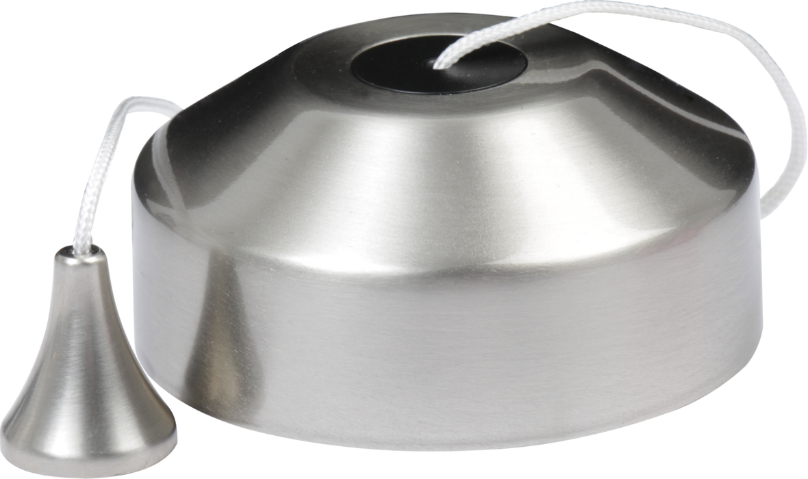 Knightsbridge 8301BC 1-way 10-150W (5-100W LED) Trailing edge pull cord dimmer switch - brushed chrome Pull Cord Switch Knightsbridge - Sparks Warehouse