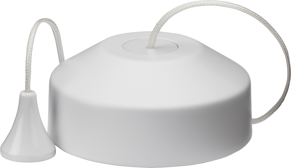 Knightsbridge 8301MW 1-way 10-150W (5-100W LED) Trailing edge pull cord dimmer switch - matt white Pull Cord Switch Knightsbridge - Sparks Warehouse