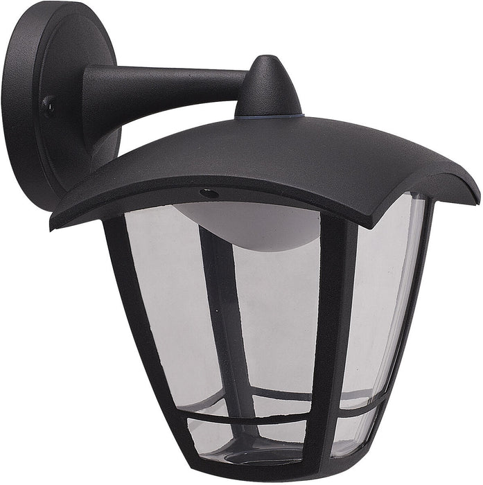 Knightsbridge TORODO TORO 230V IP44 8W LED Coach Lantern with Adjustable CCT - Black ML Knightsbridge - Sparks Warehouse