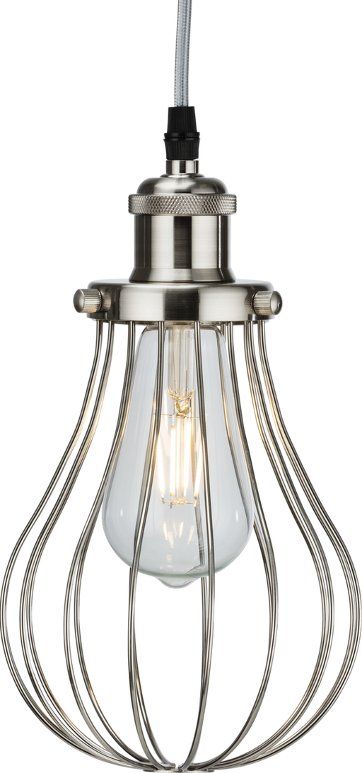 Knightsbridge CAG3BC Pendant Cage - Brushed Chrome Knightsbridge - Sparks Warehouse