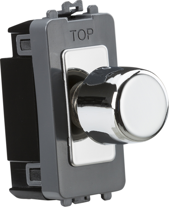 Knightsbridge GDM150IPC 1G 2-way 10-150W (5-100W LED) intelligent dimmer - polished chrome Knightsbridge - Sparks Warehouse
