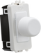 Knightsbridge GDM150IMW 1G 2-way 10-150W (5-100W LED) intelligent dimmer - matt white Knightsbridge - Sparks Warehouse