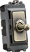 Knightsbridge GDM02TOGAB 20AX 1G DP Toggle switch - antique brass Knightsbridge - Sparks Warehouse