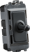 Knightsbridge GDM02TOGAT 20AX 1G DP Toggle switch - anthracite Knightsbridge - Sparks Warehouse