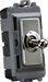 Knightsbridge GDM02TOGBN 20AX 1G DP Toggle switch - black nickel Knightsbridge - Sparks Warehouse
