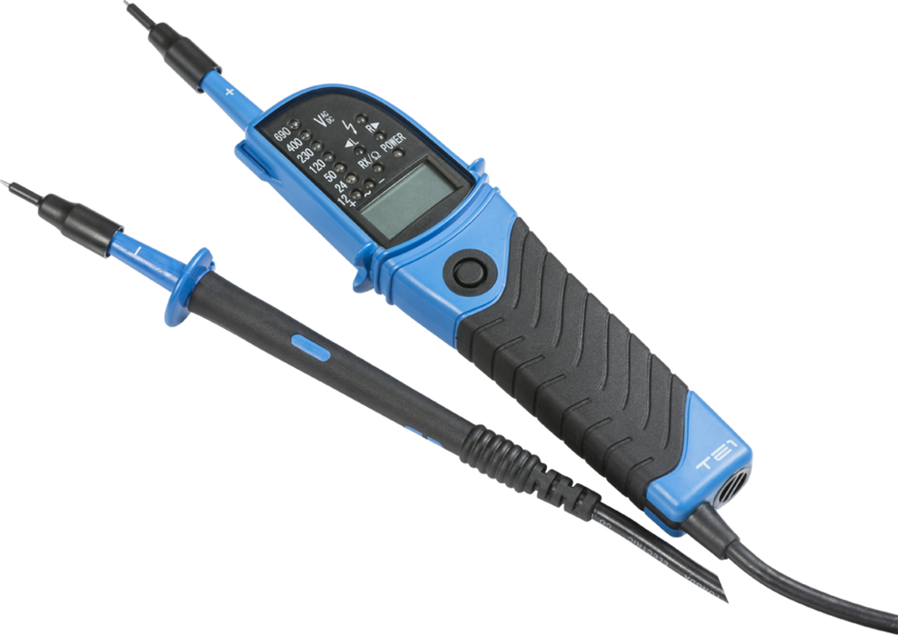 Knightsbridge TE1 IP64 CAT III 2 POLE TESTER With LED & LCD DISPLAY Test Equipment Knightsbridge - Sparks Warehouse