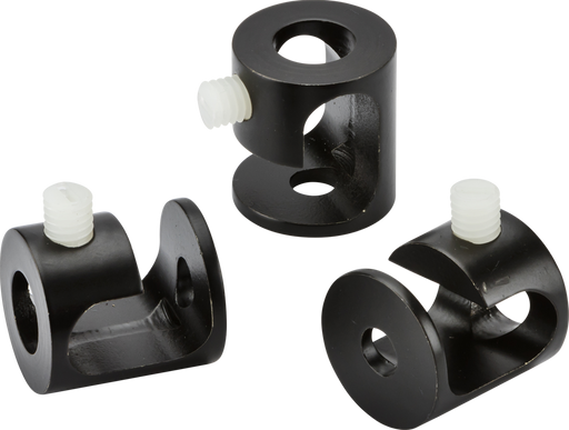 Knightsbridge CALHK3BK Pack of 3 Pendant Ceiling Hooks - Matt Black Knightsbridge - Sparks Warehouse