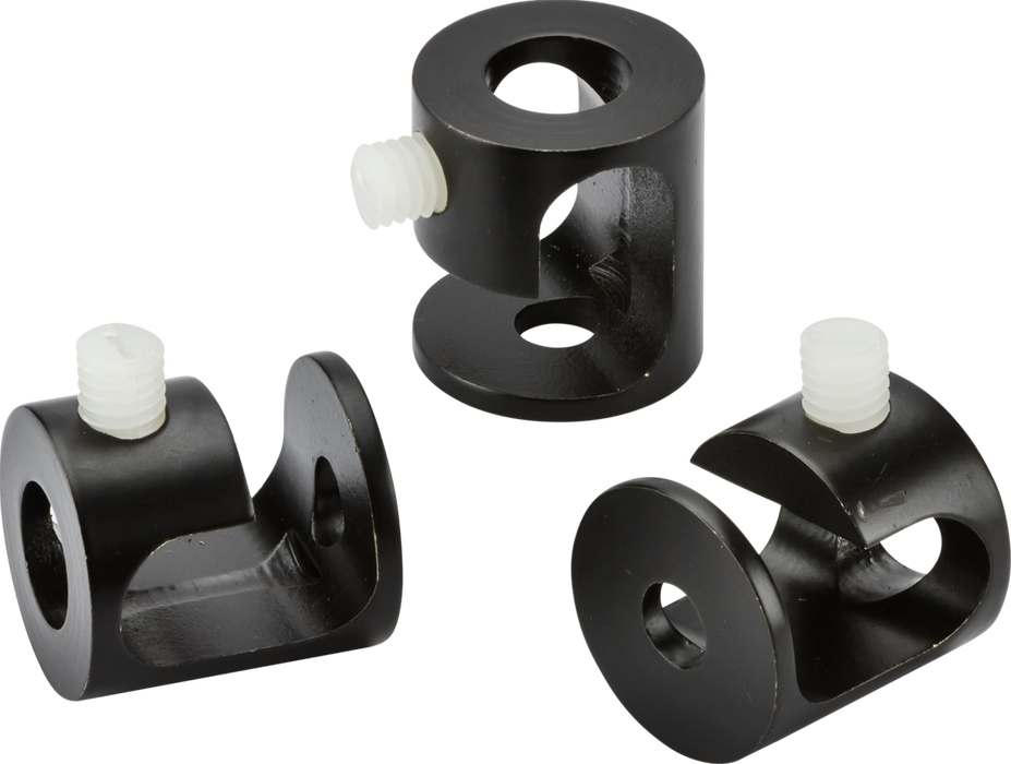 Knightsbridge CALHK3BK Pack of 3 Pendant Ceiling Hooks - Matt Black Knightsbridge - Sparks Warehouse