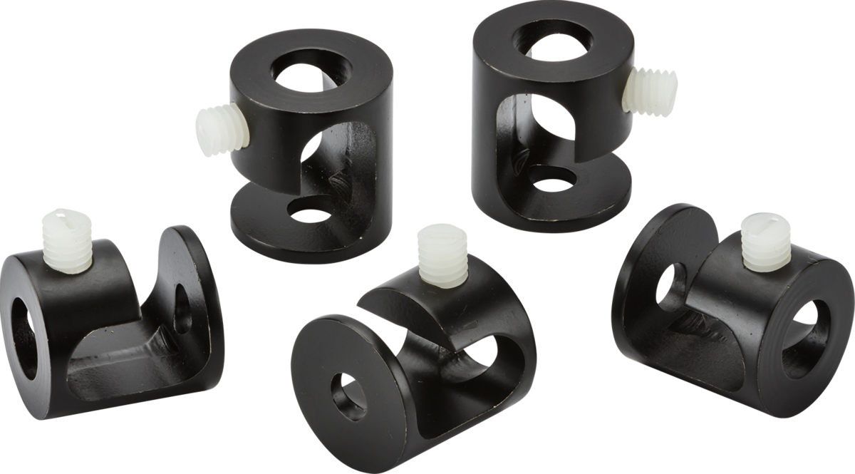 Knightsbridge CALHK5BK Pack of 5 Pendant Ceiling Hooks - Matt Black Knightsbridge - Sparks Warehouse