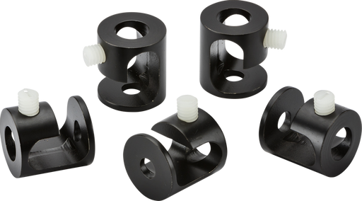Knightsbridge CALHK5BK Pack of 5 Pendant Ceiling Hooks - Matt Black Knightsbridge - Sparks Warehouse