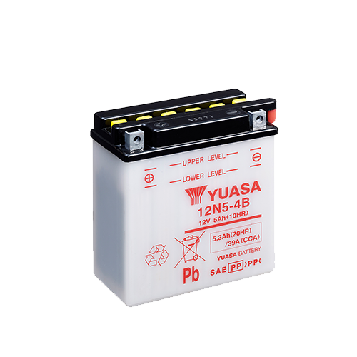 YUASA - 12N5-4B(DC) YUASA BATTERY 12V 5.3AH