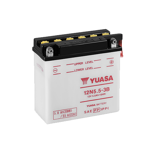 YUASA - 12N5.5-3B(CP) YUASA BATTERY 12V 5:5AH (506011FP)