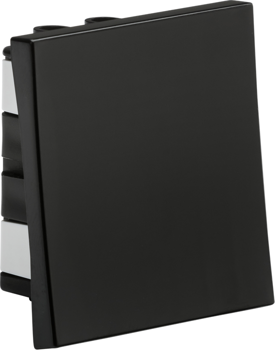 Knightsbridge NET2WBK 20AX 1G 2-way modular wide rocker switch (50x50mm) - Black ML Knightsbridge - Sparks Warehouse