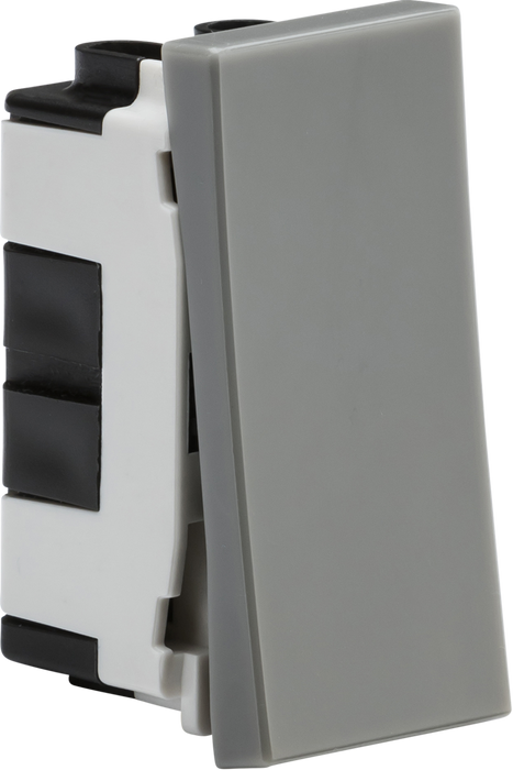 Knightsbridge NET2GY 20AX 1G 2-way modular switch (25x50mm) - Grey ML Knightsbridge - Sparks Warehouse