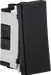Knightsbridge NET12BK 20AX 1G intermediate modular switch (25x50mm) - Black ML Knightsbridge - Sparks Warehouse