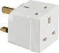Knightsbridge 1350 13A 2 WAY MAINS ADAPTOR (UNFUSED) Adaptors Knightsbridge - Sparks Warehouse