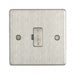 BG SBS54 Flat Plate Brushed Steel 13A Unswitched Fused Connection Unit - BG - sparks-warehouse