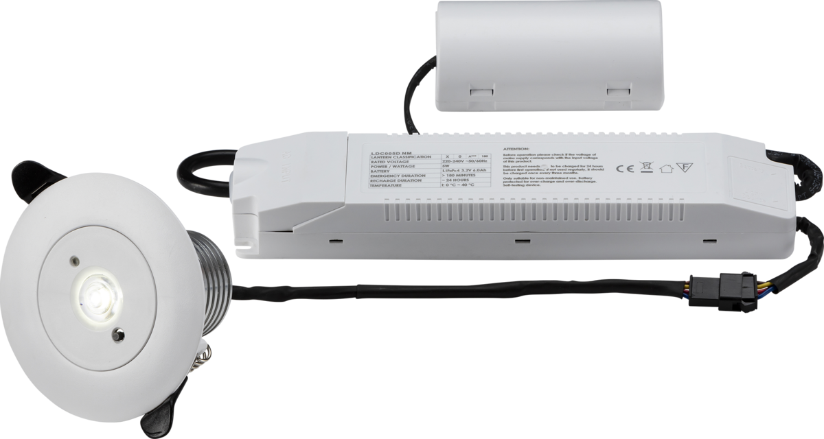 Knightsbridge ENM5C 230V IP20 5W LED Emergency Downlight 5500K (non-maintained use only)