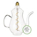 LED Teapot Chai Clear E27 4W 2200K - 142443 LED Lighting Easy Light Bulbs  - Easy Lighbulbs