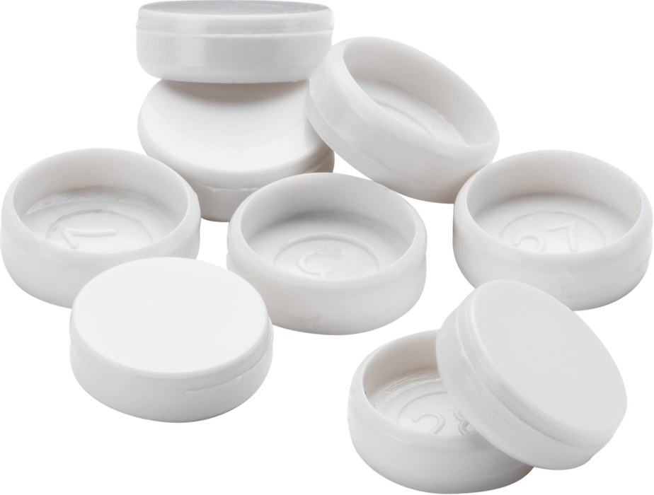 Knightsbridge GRIDCAPCOVERS Spare screw cap covers for Curved  Grid Series - Bag of 100