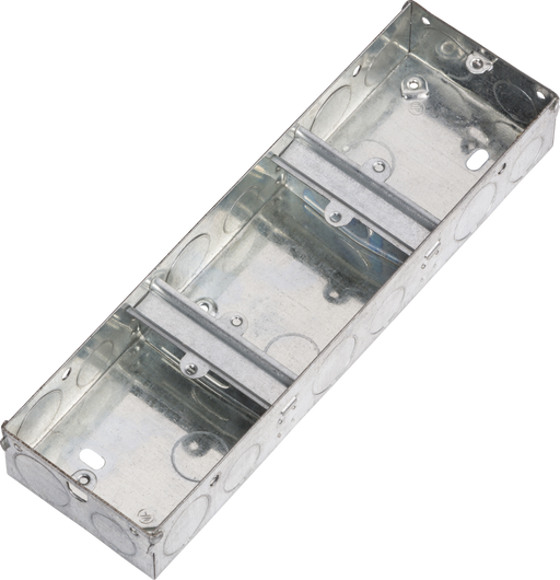 Knightsbridge GSK335 3G 35MM GALVANISED Steel BOXES TRIPLE KB Knightsbridge - Sparks Warehouse