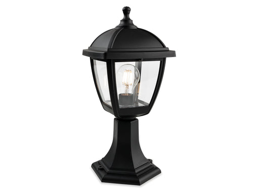 Firstlight 2817BK Palma Resin Lantern - Pillar Black Firstlight - Sparks Warehouse