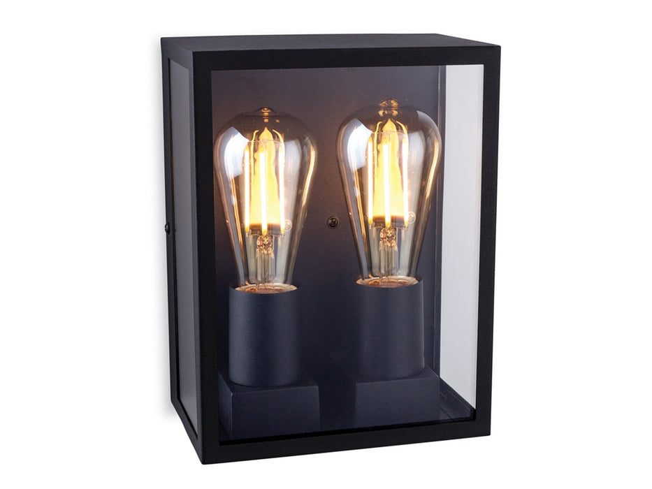 Firstlight 2818BK Houston Wall Light Black Firstlight - Sparks Warehouse