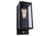 Firstlight 2826BK Dallas Wall Light with PIR Black Firstlight - Sparks Warehouse