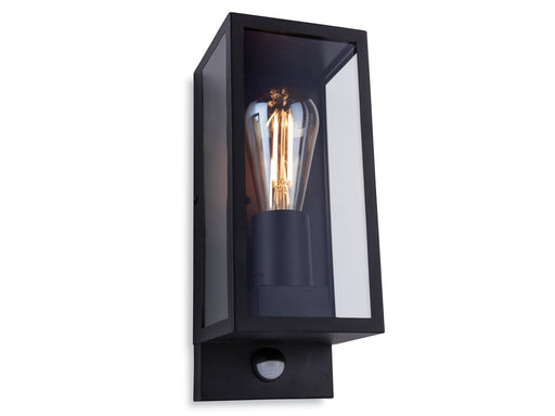 Firstlight 2826BK Dallas Wall Light with PIR Black Firstlight - Sparks Warehouse