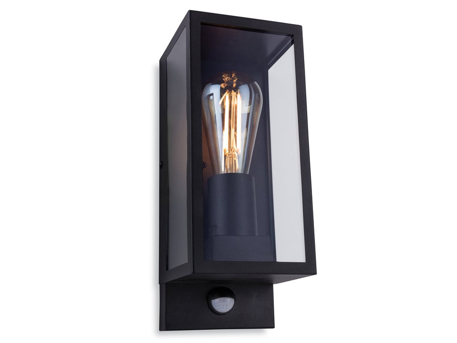 Firstlight 2826BK Dallas Wall Light with PIR Black Firstlight - Sparks Warehouse