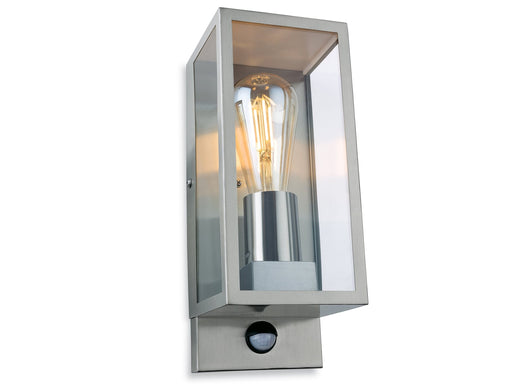 Firstlight 2826ST Dallas Wall Light with PIR Stainless Steel Firstlight - Sparks Warehouse