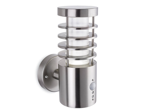 Firstlight 2828ST Tamar LED Wall Light with PIR Stainless Steel Firstlight - Sparks Warehouse