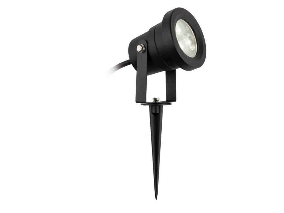 Firstlight 2830BK Hayes LED Wall & Spike Spot Black Firstlight - Sparks Warehouse