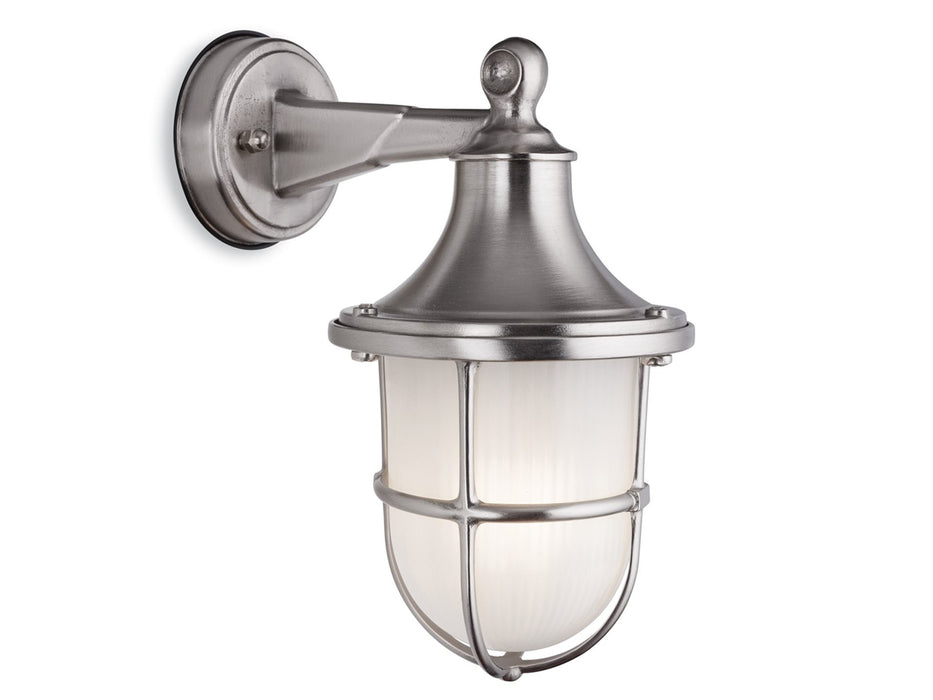 Firstlight 2838NC Nautic Wall Light Nickel with Frosted Glass Firstlight - Sparks Warehouse