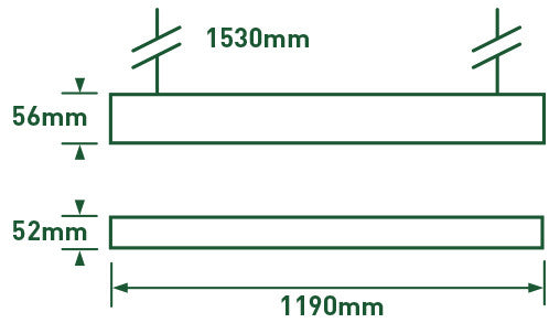 BG LKT1012ACW Pendant LED 18W 110Deg - BG - sparks-warehouse