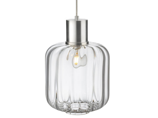 Firstlight 2852CL Eton Pendant Aluminium with Clear Glass Firstlight - Sparks Warehouse