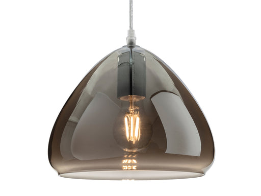 Firstlight 2859CH Willis Pendant Chrome with Smoked Glass Firstlight - Sparks Warehouse