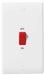 BG Nexus 873 45A Double Pole Switch Double Plate - BG - sparks-warehouse
