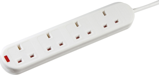 Knightsbridge 20042M 13A 4G 2M Extension Lead With Neon Extension Lead Knightsbridge - Sparks Warehouse