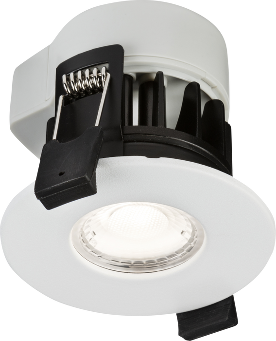 Knightsbridge RW5WW 230V IP65 5W Fire-rated LED Dimmable Downlight 3000K Recessed Spot light Knightsbridge - Sparks Warehouse