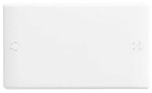 BG Nexus 895 2 Gang Blank Plate - BG - sparks-warehouse