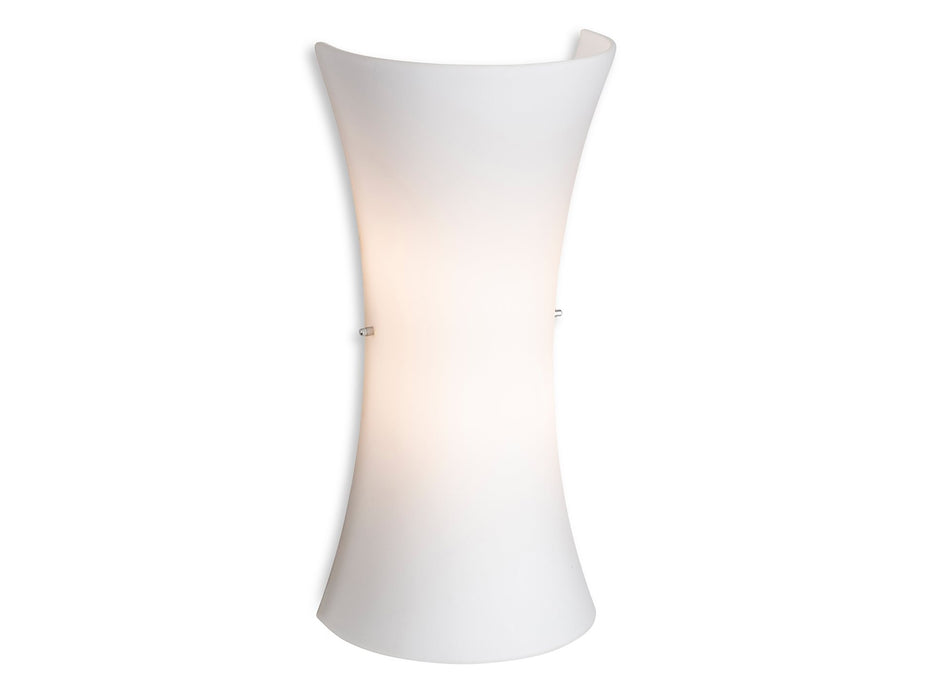 Firstlight 2881CH Forum Glass Wall Light Opal White Glass Firstlight - Sparks Warehouse