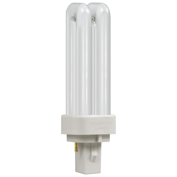 Crompton CLD10SW - CFL Double Turn D Type 10W 3500K G24d-1 2-Pin CFL Double Turn D Type Crompton - Sparks Warehouse
