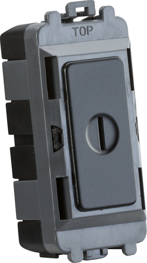 Knightsbridge GDM009MB 20AX 2-way key module - matt black ML Knightsbridge - Sparks Warehouse